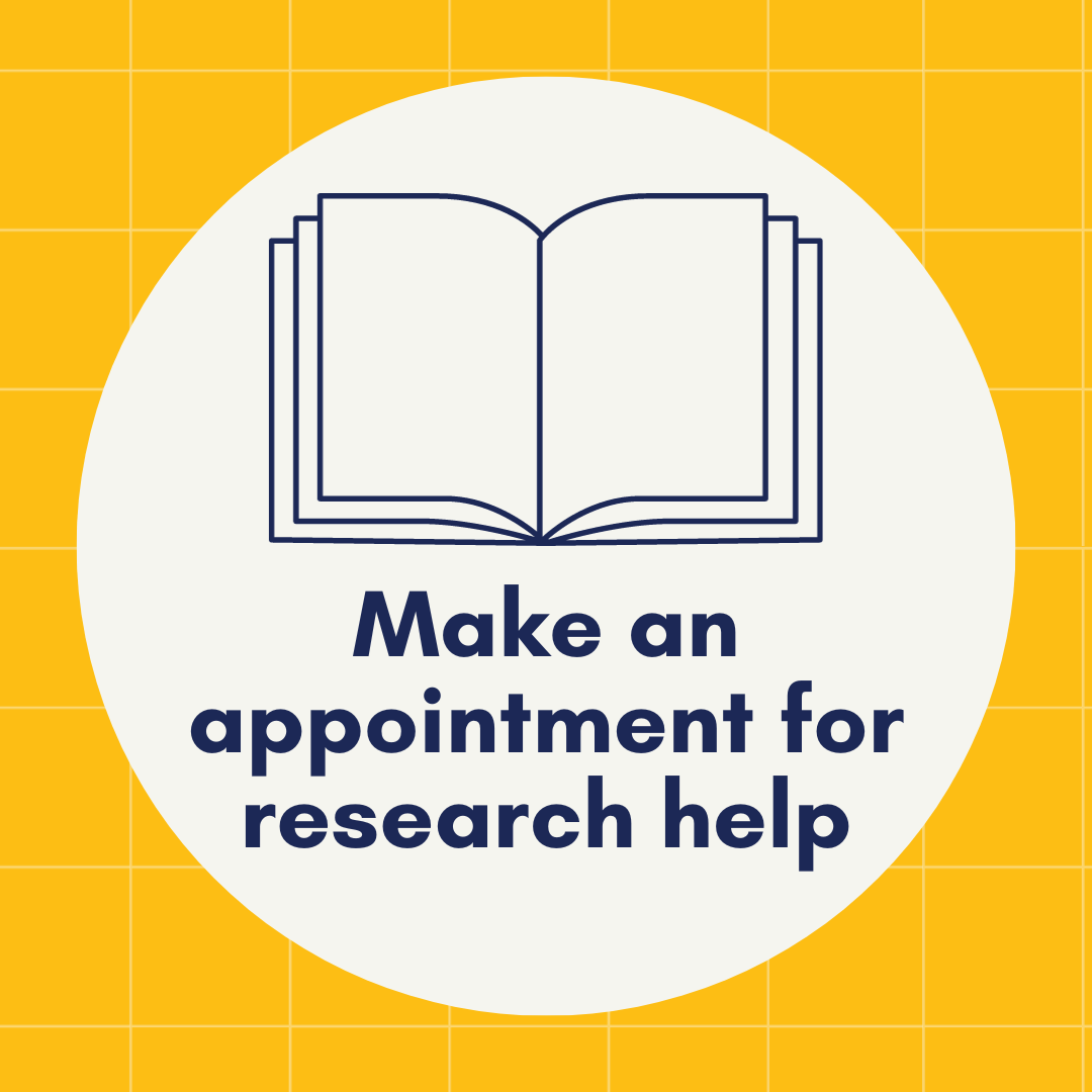 Button: Make an Appointment for Research Help